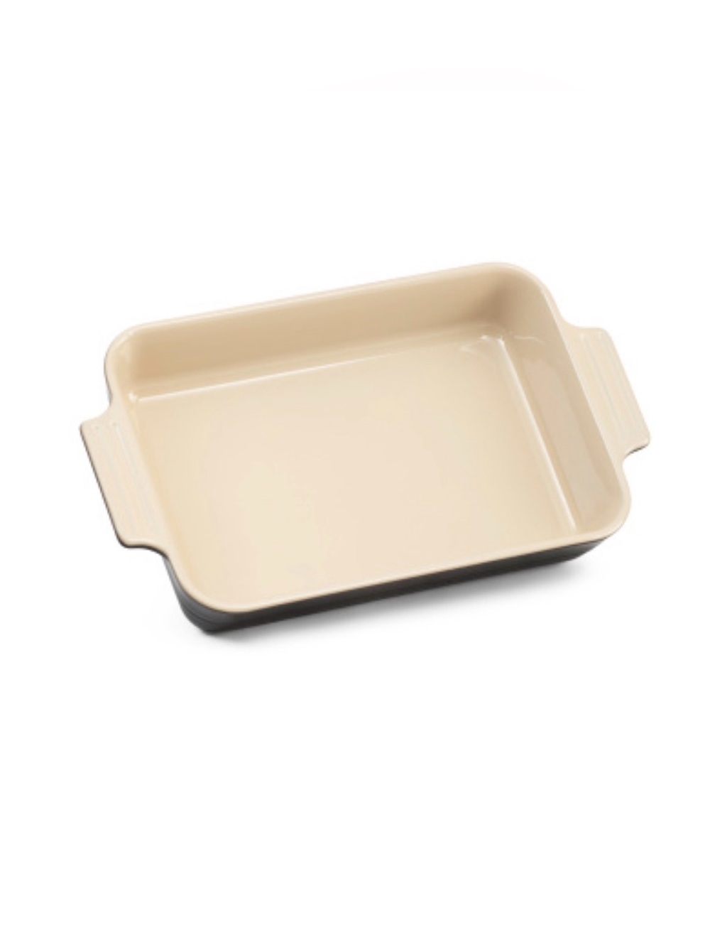 NEW Le Creuset Stoneware Black Rectangular Baking Dish 9x6